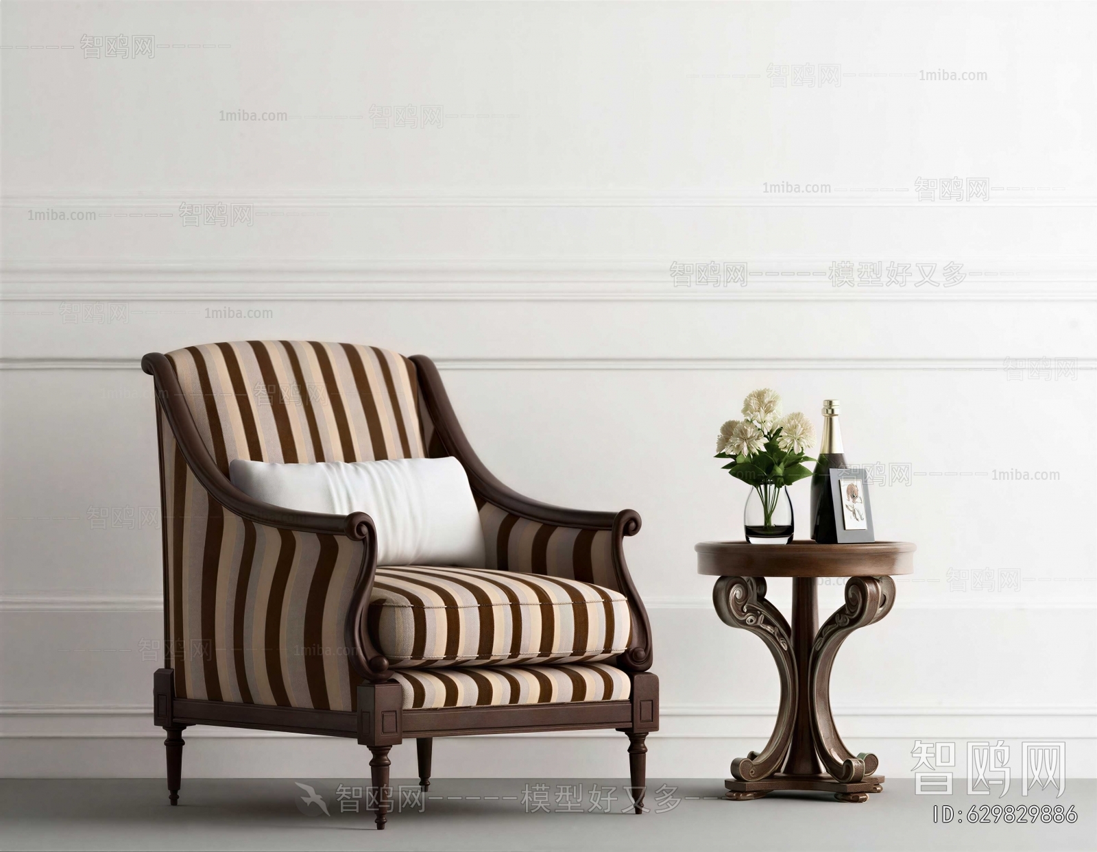 European Style Single Sofa
