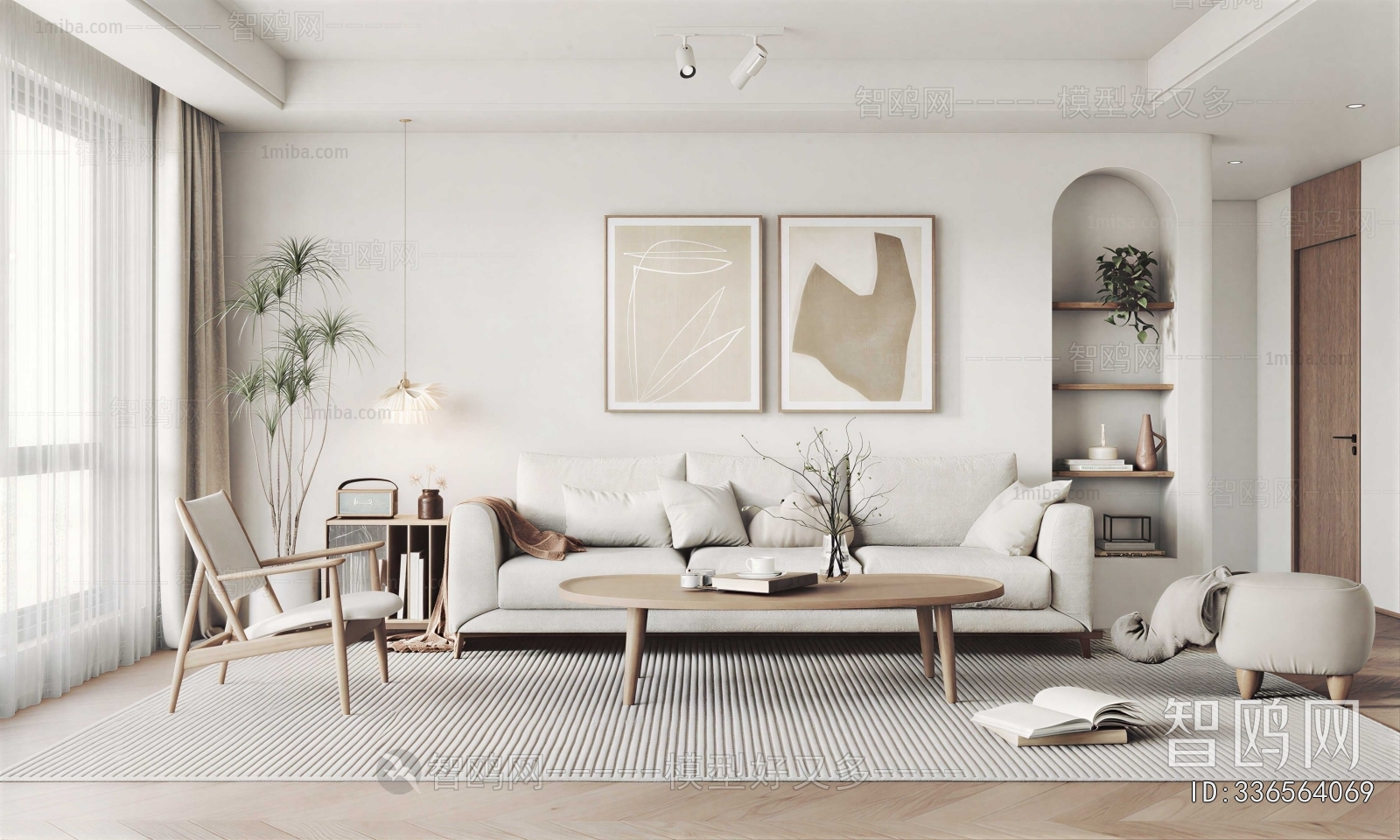 Nordic Style A Living Room
