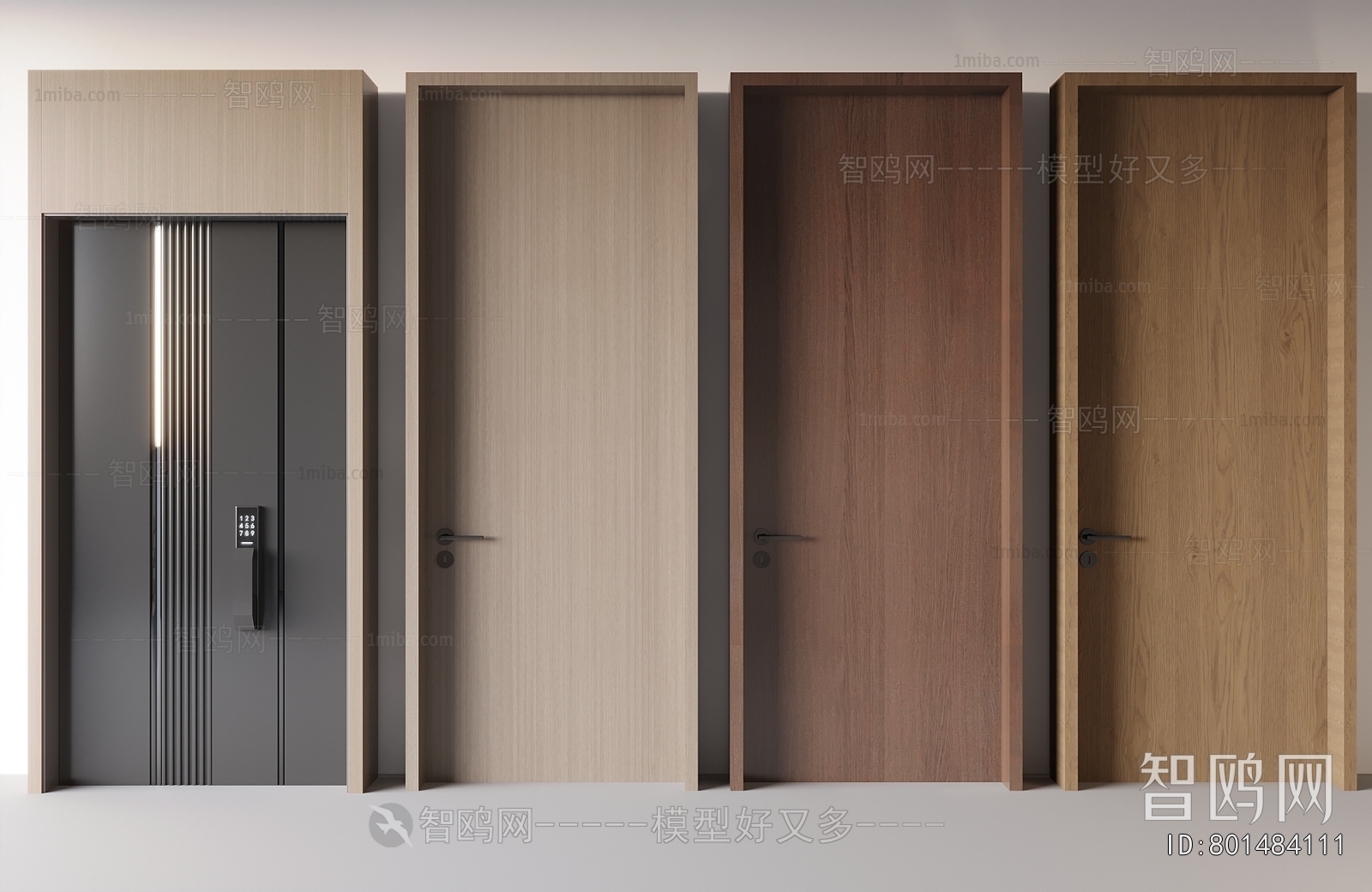 Modern Single Door