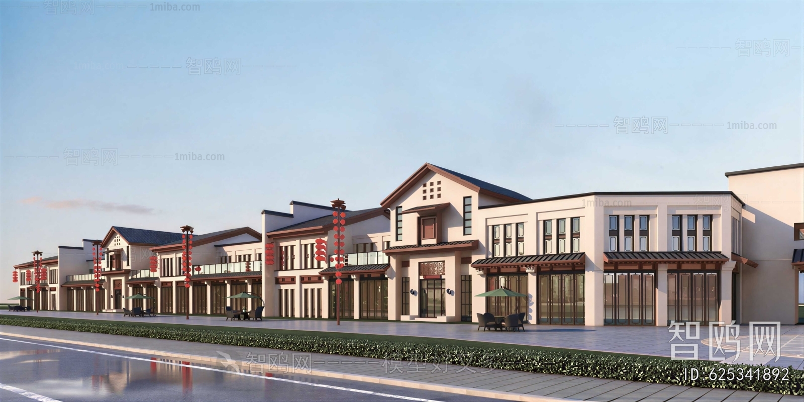New Chinese Style Commercial Street
