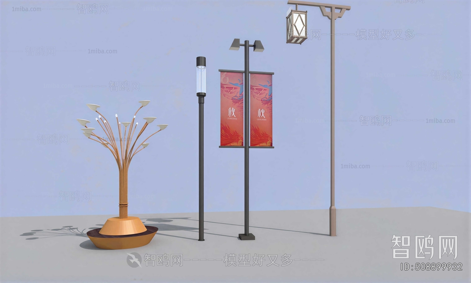 New Chinese Style Outdoor Light
