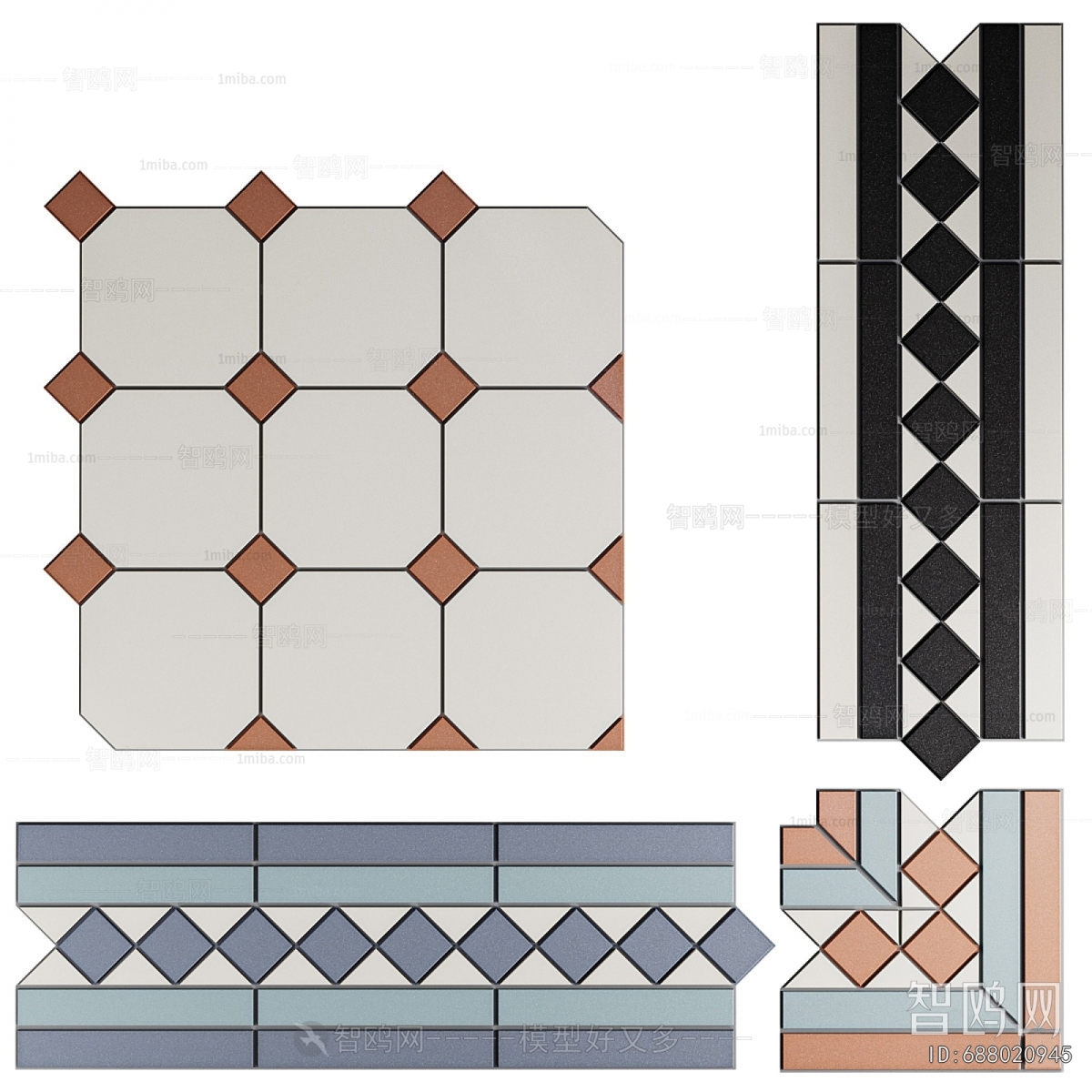 French Style Wall/floor/ceiling