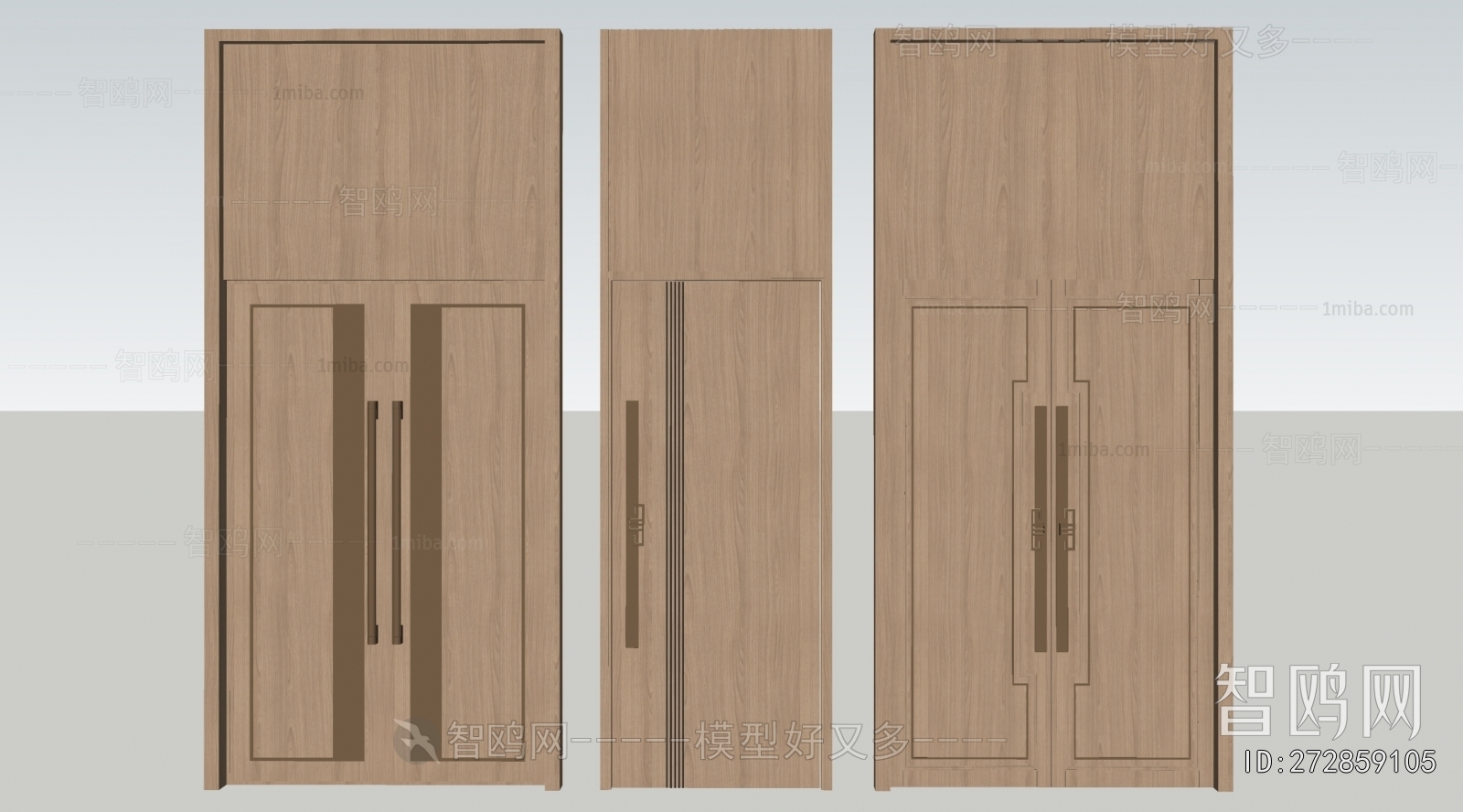 New Chinese Style Double Door