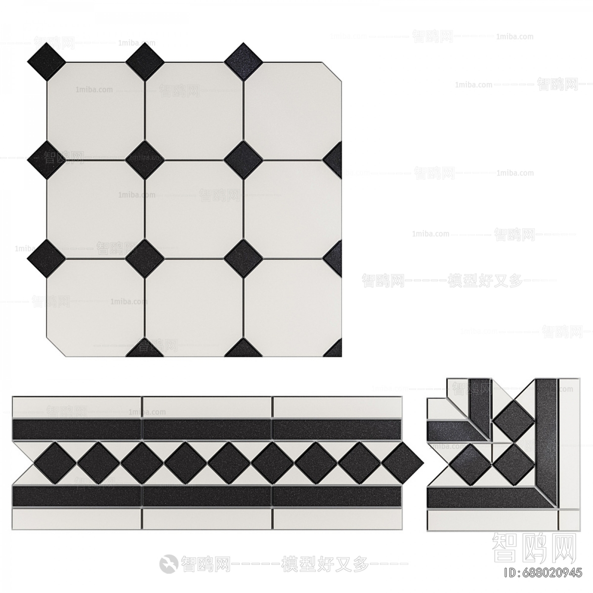 French Style Wall/floor/ceiling