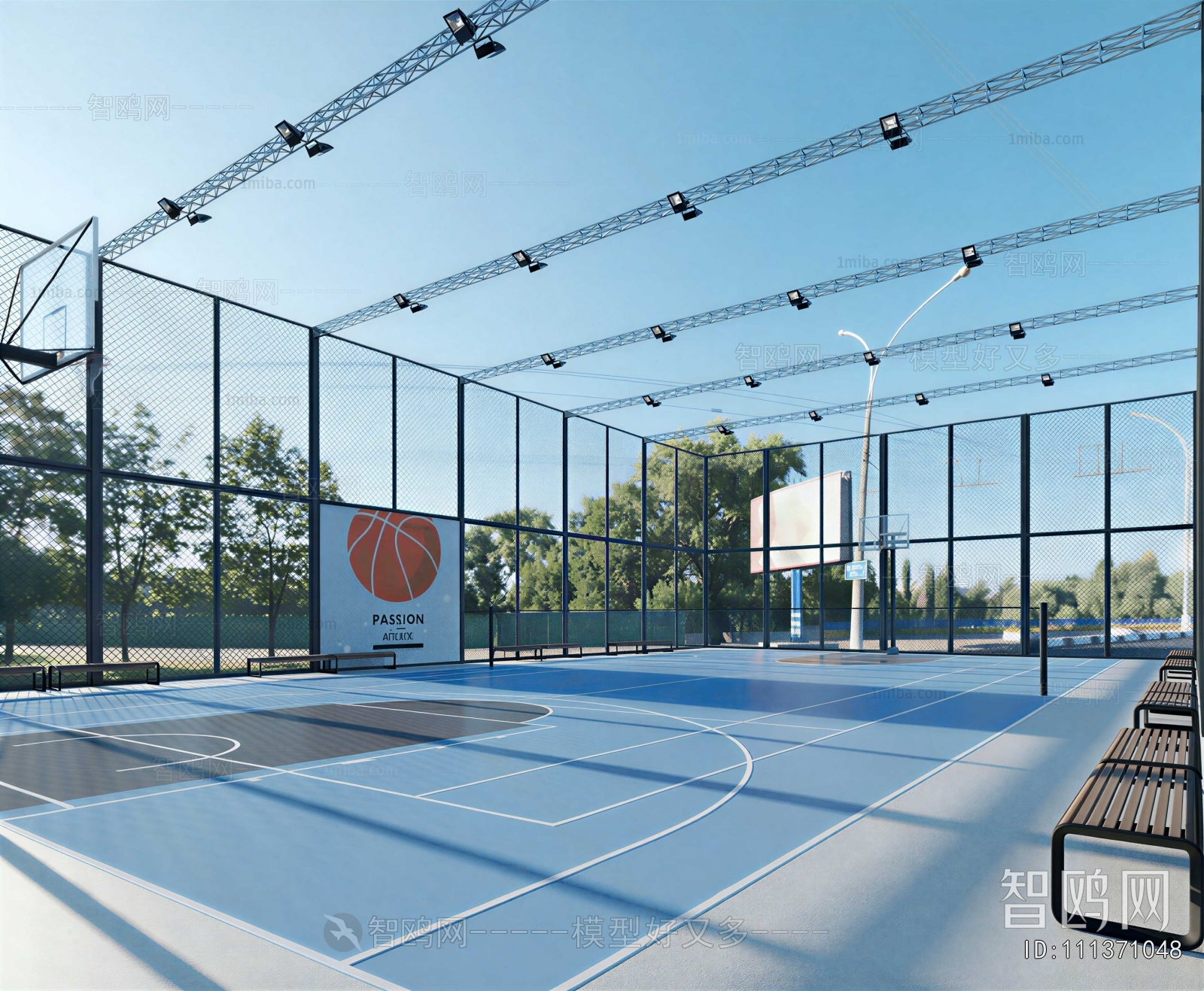 Modern Outdoor Sports Stadium