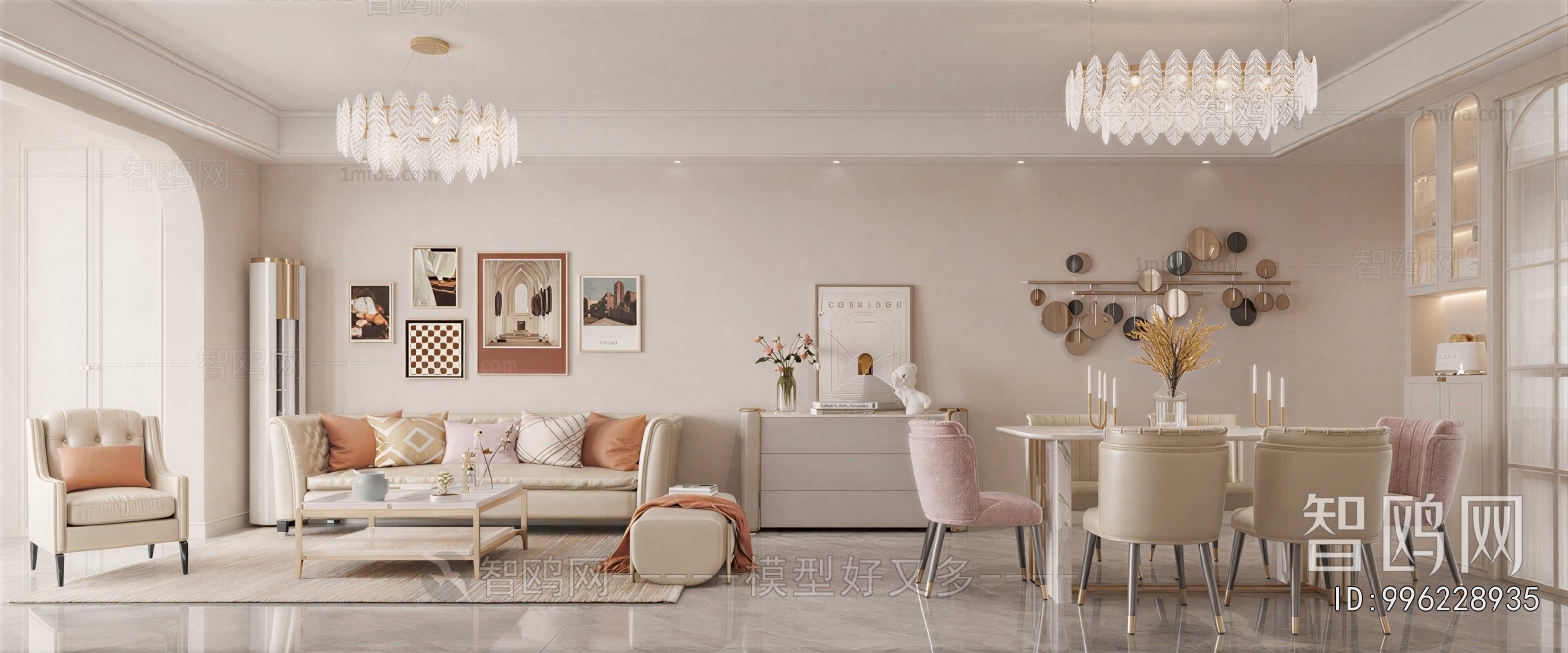 American Style A Living Room