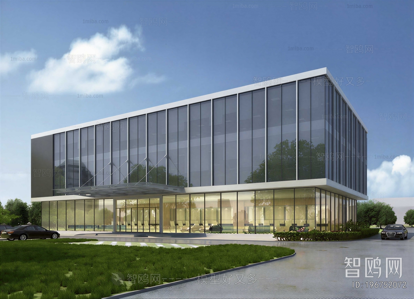Modern Appearance Of Commercial Building