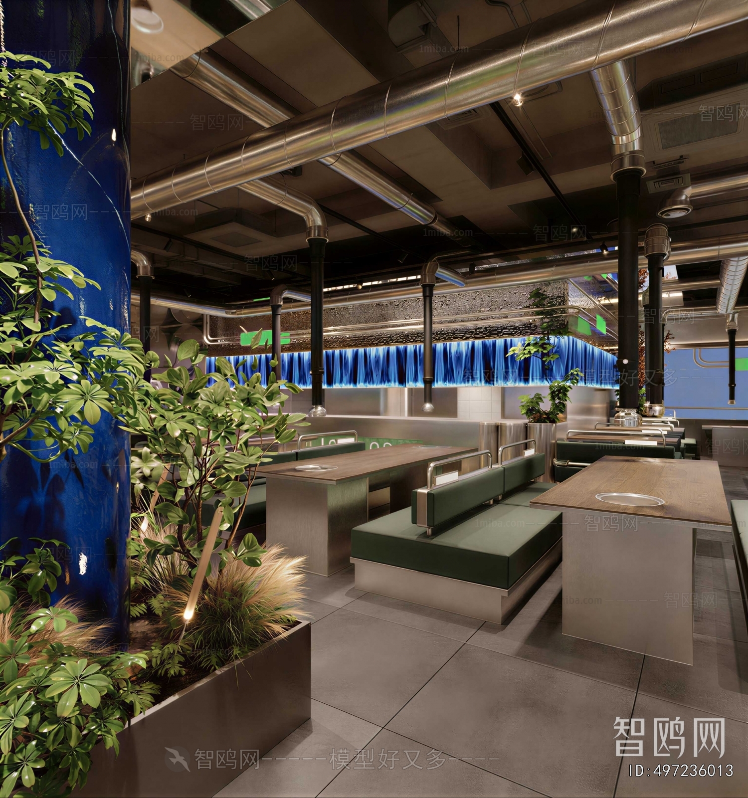 Modern Barbecue Restaurant