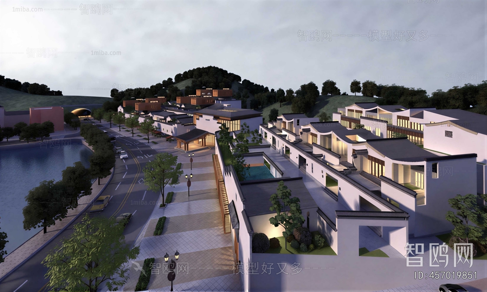 New Chinese Style Townhouse