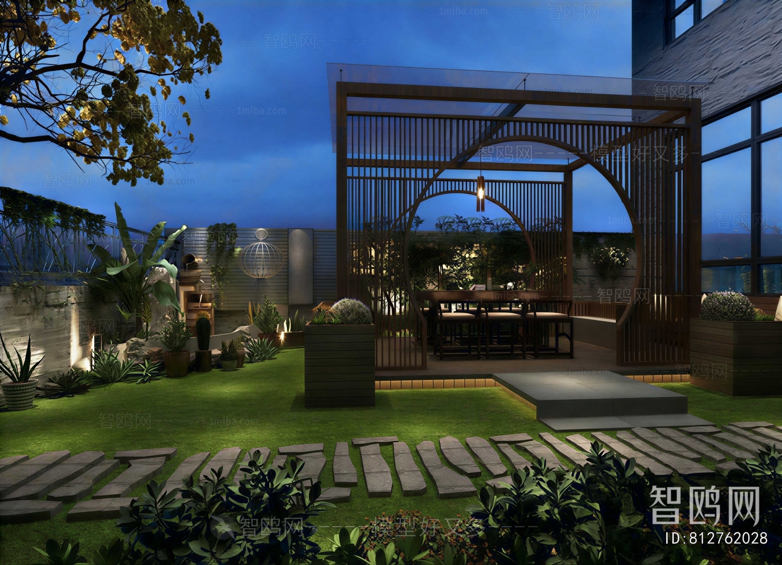 Modern Courtyard/landscape