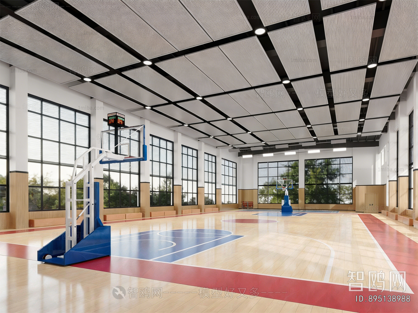 Modern Basketball Arena
