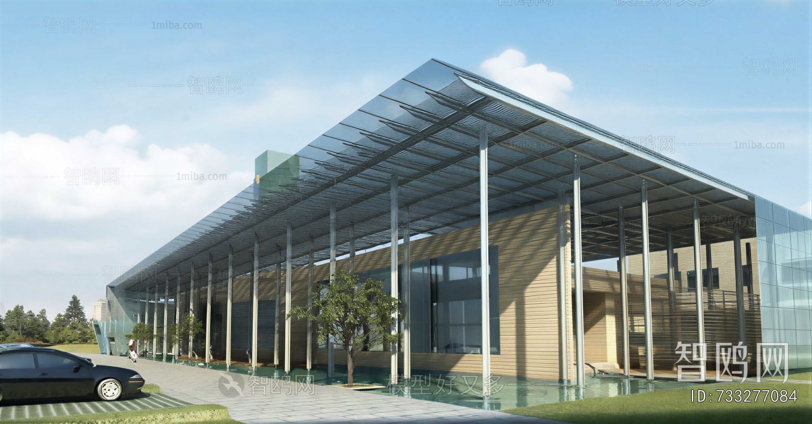 Modern Appearance Of Commercial Building
