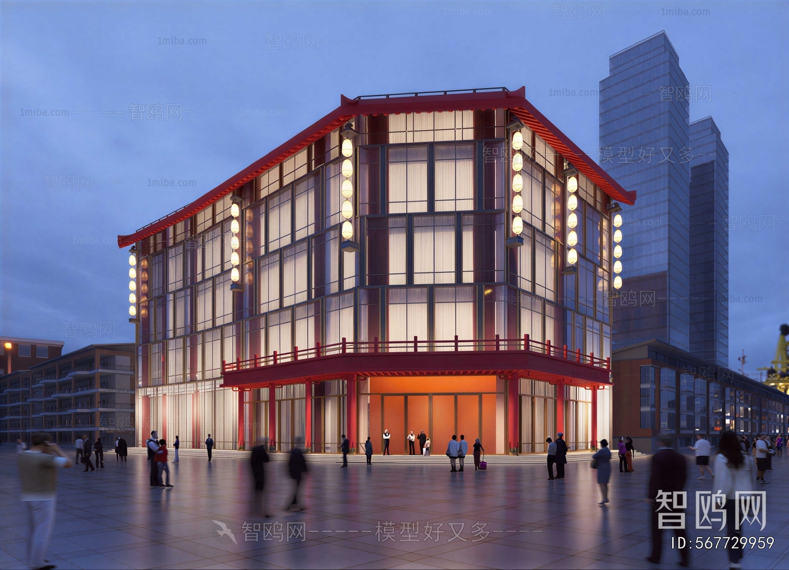 Modern Appearance Of Commercial Building