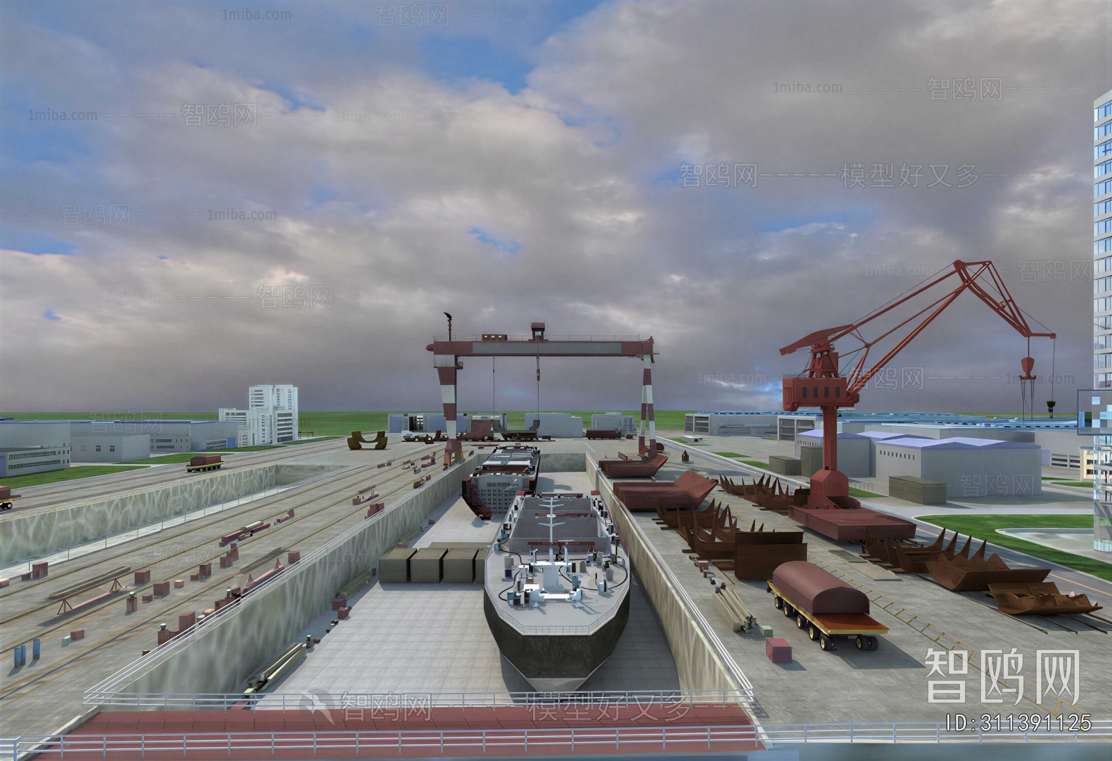 Modern Industrial Building