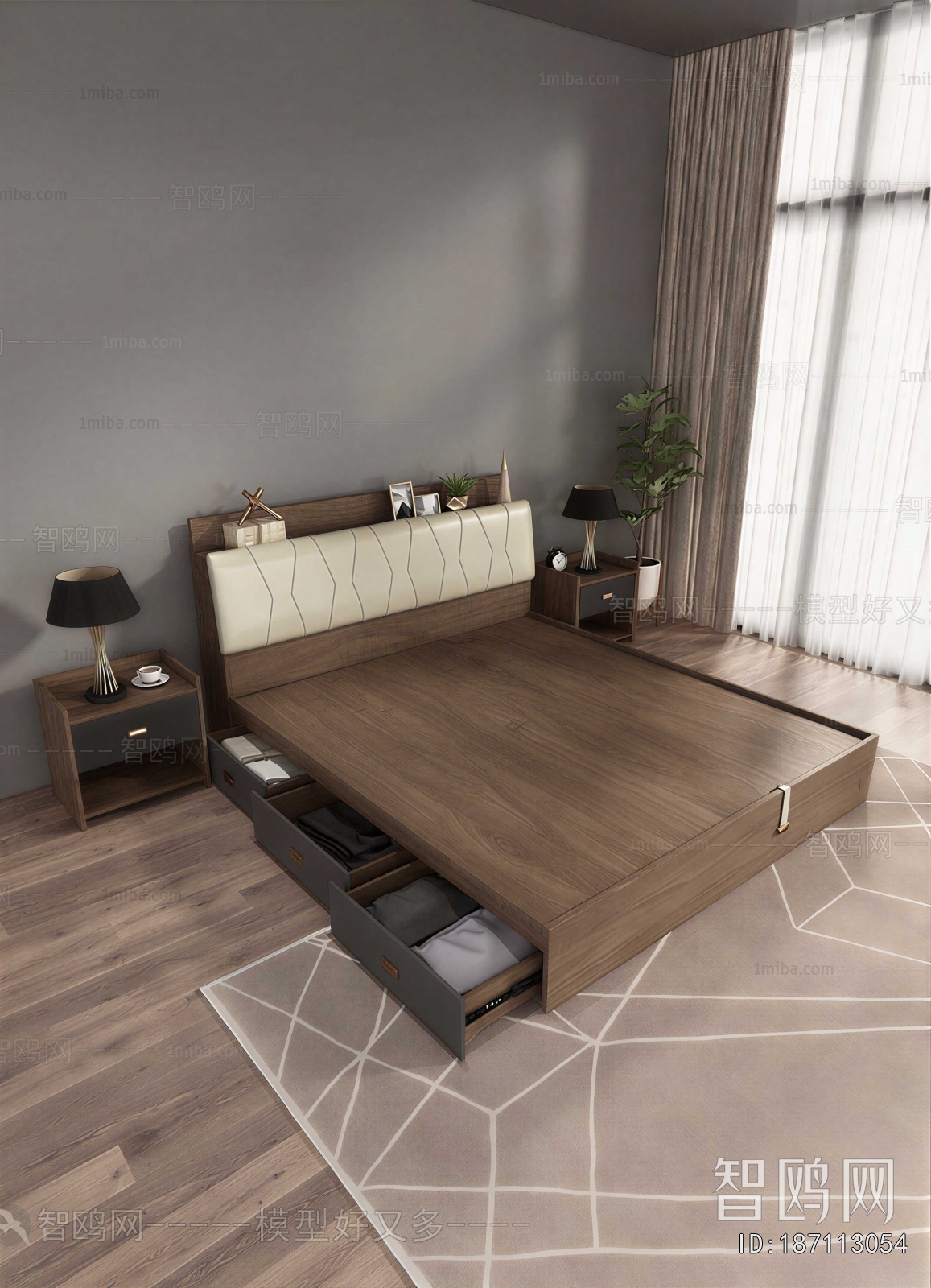 Modern Double Bed