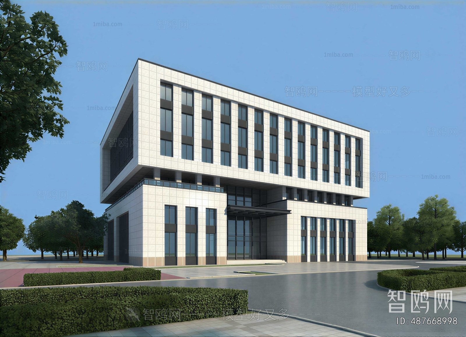 Modern Appearance Of Commercial Building