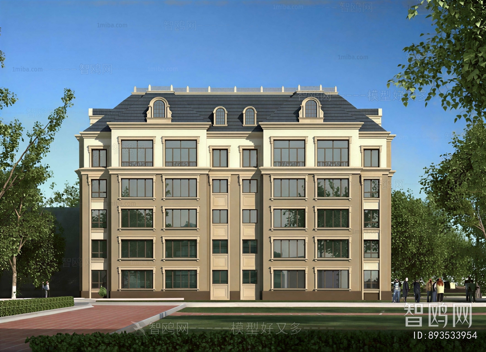 European Style Building Appearance