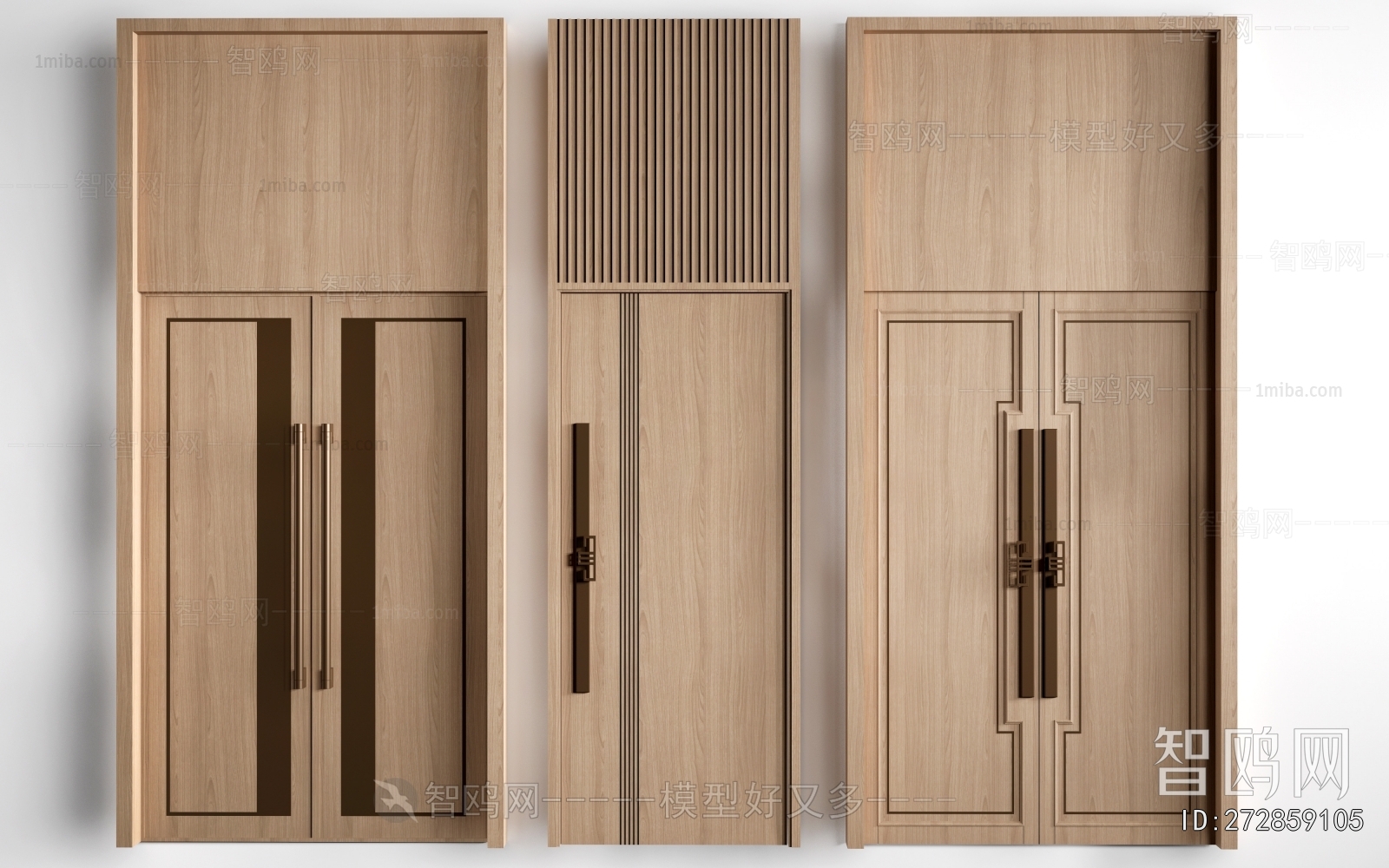 New Chinese Style Double Door