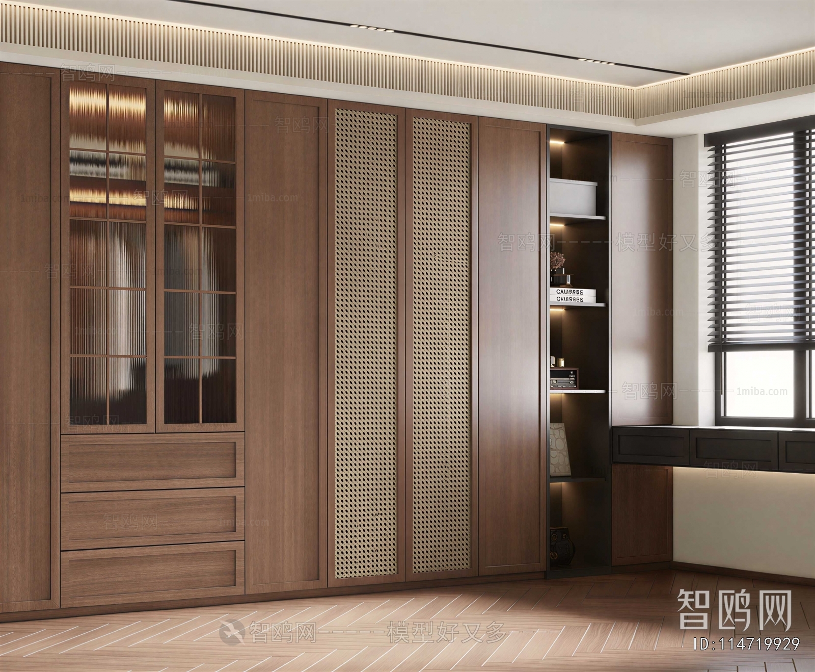 Modern Clothes Storage Area