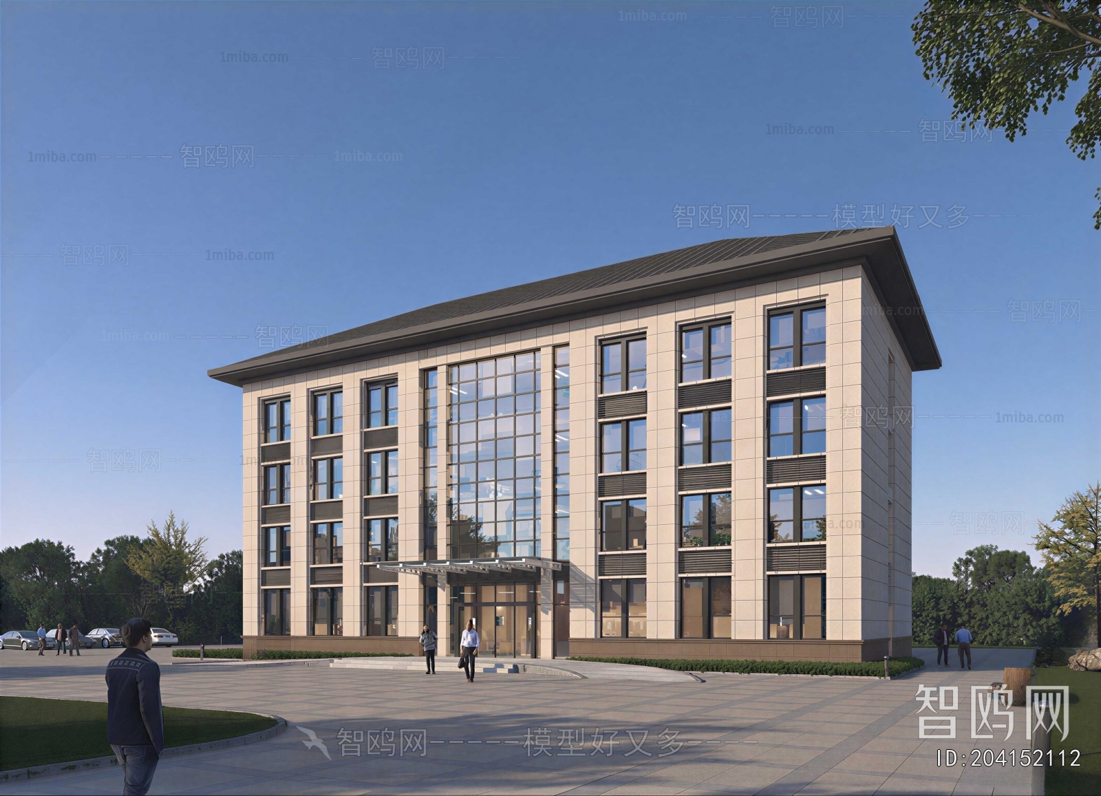 Modern Appearance Of Commercial Building