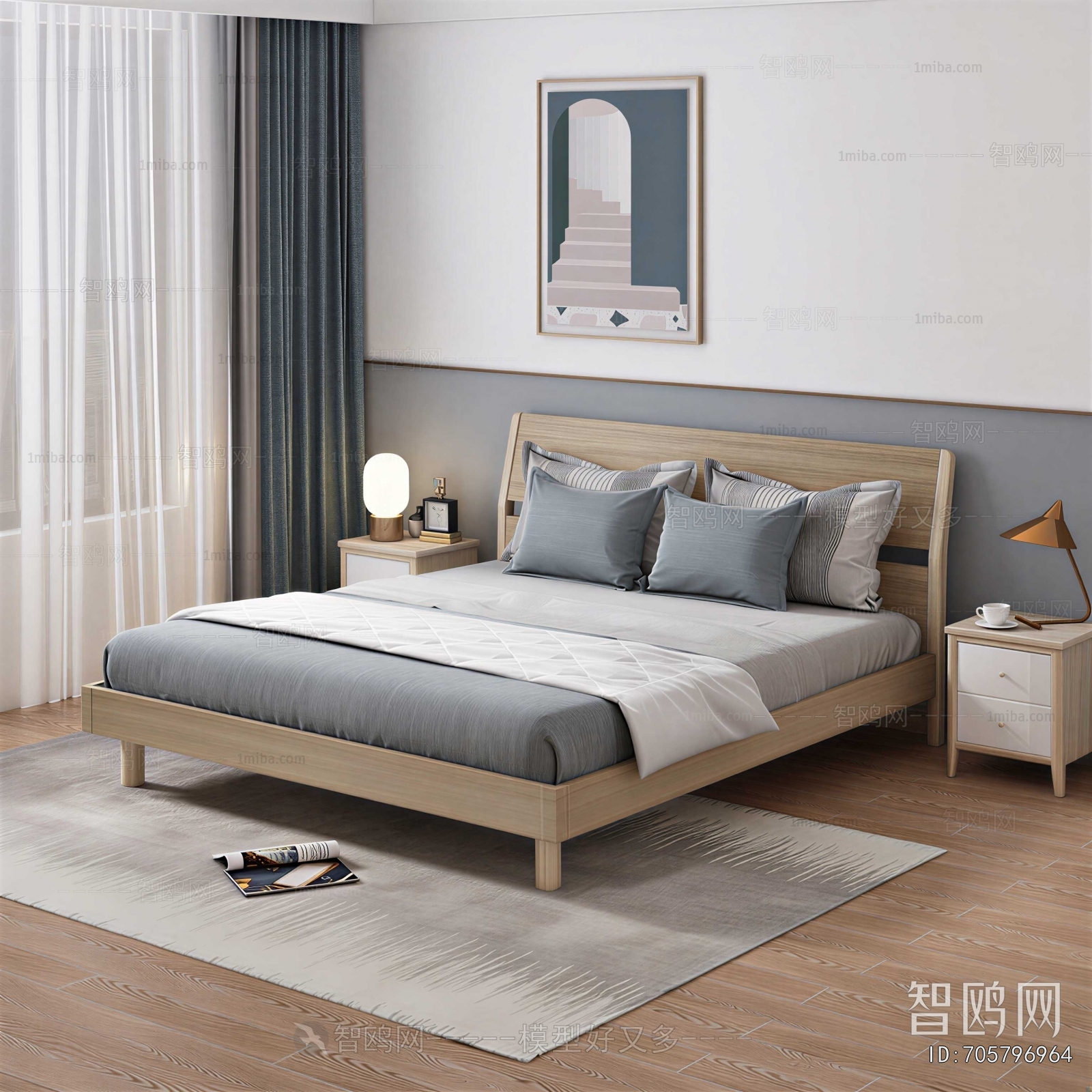 Modern Double Bed