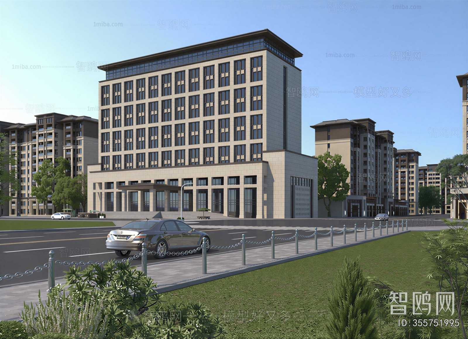 Modern Appearance Of Commercial Building