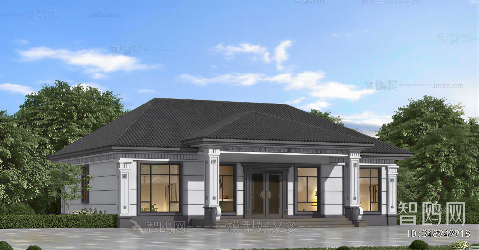 New Chinese Style Detached Villa