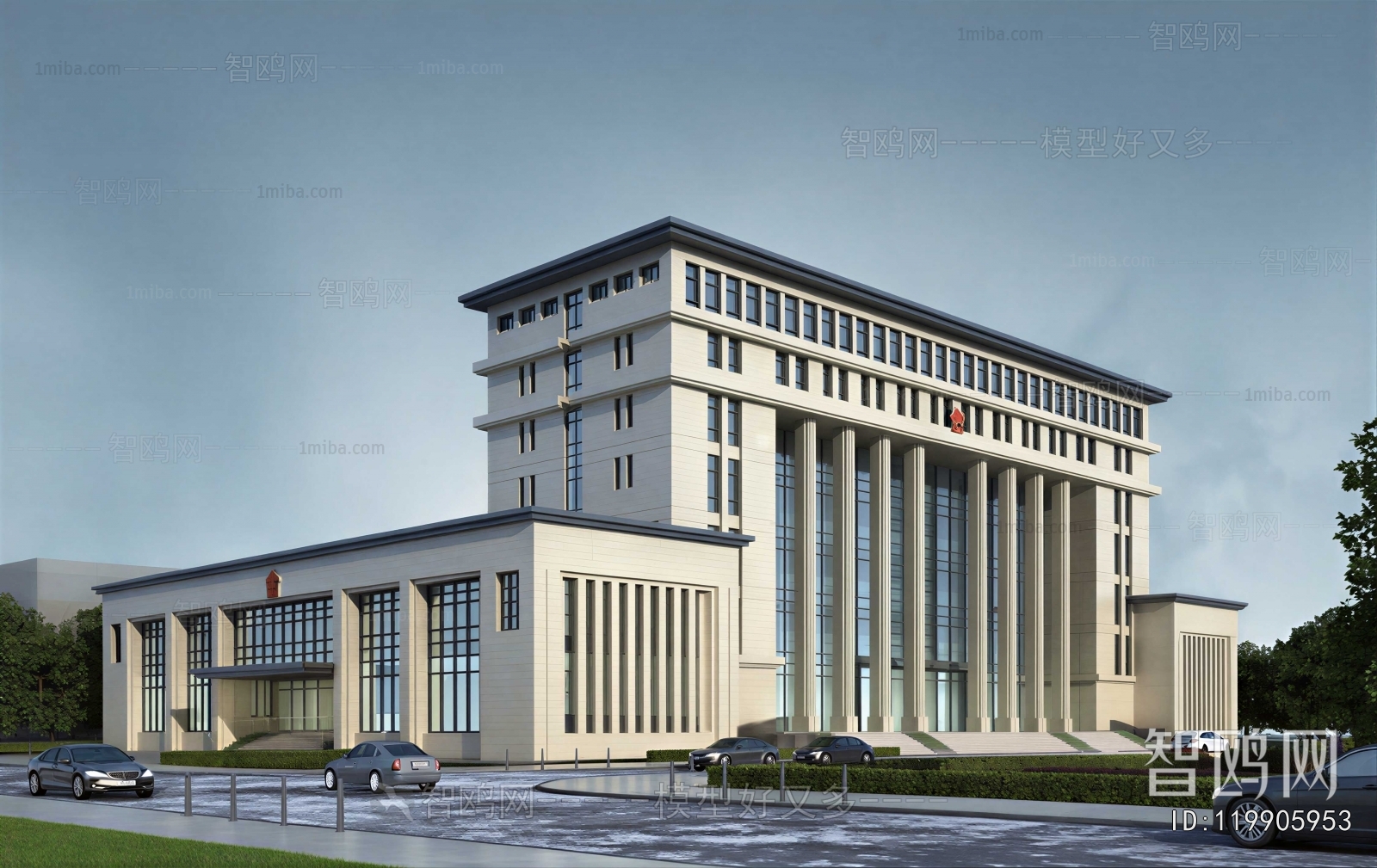 Modern Appearance Of Commercial Building
