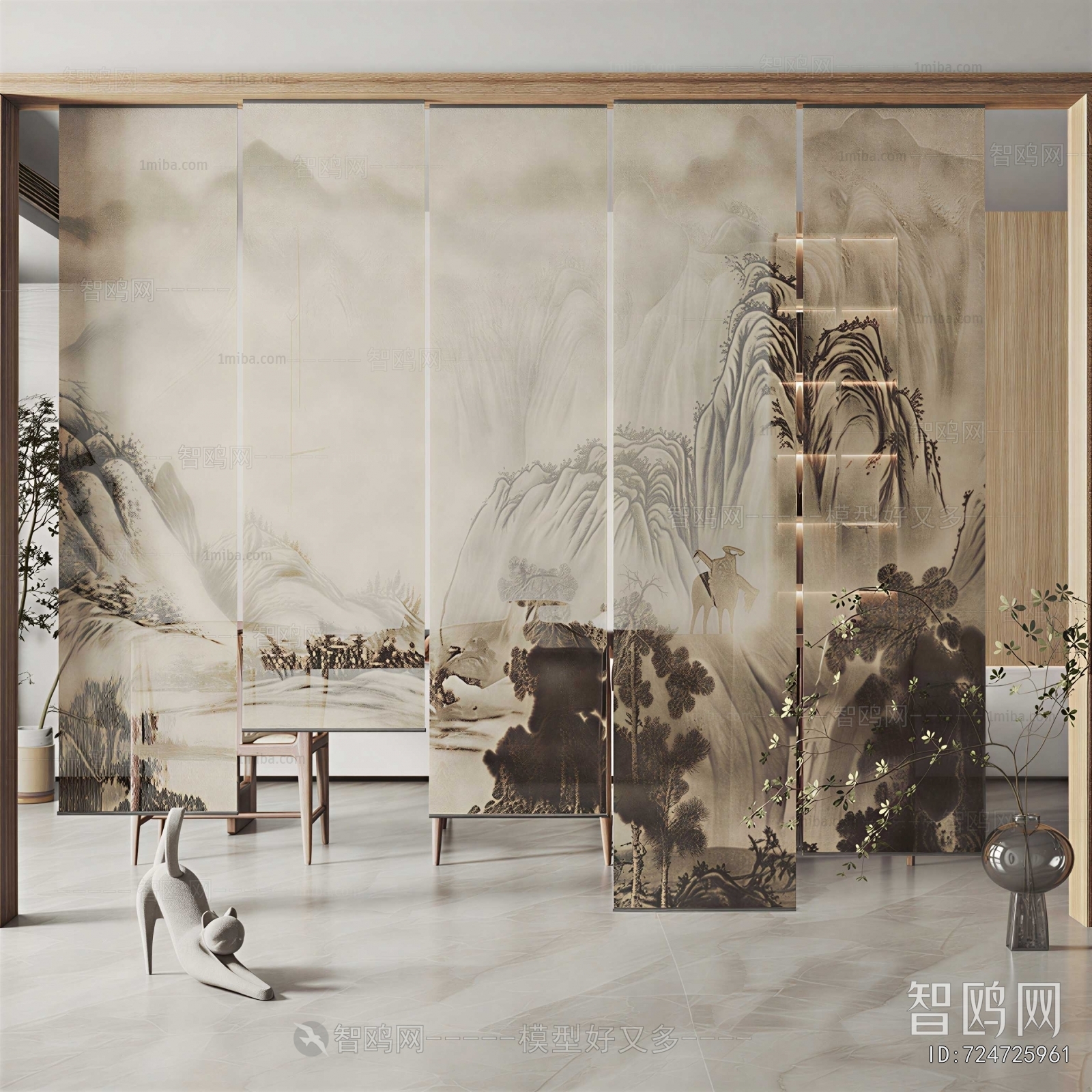 New Chinese Style Door Curtain