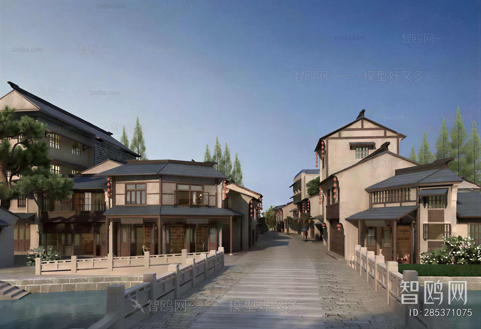 New Chinese Style Commercial Street