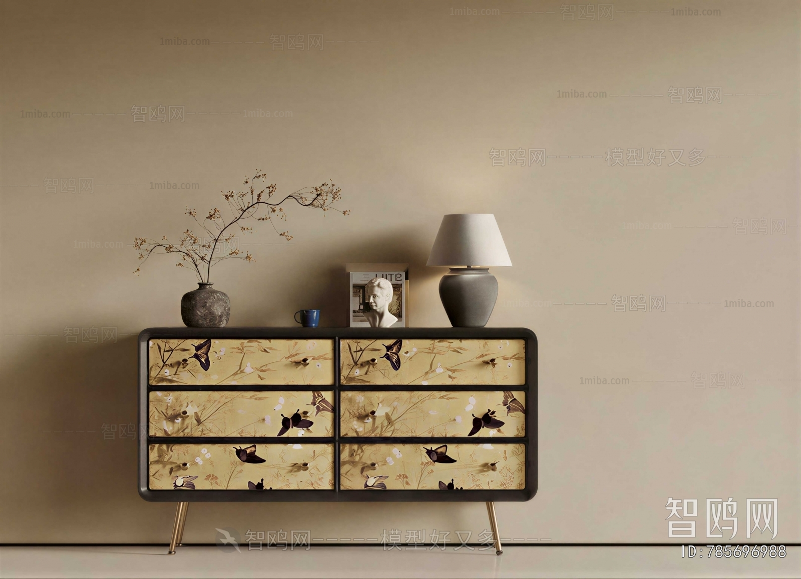 French Style Entrance Cabinet
