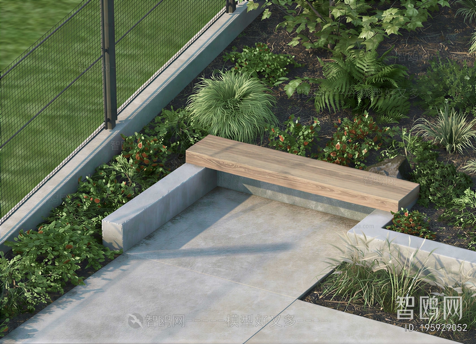 Modern Courtyard/landscape