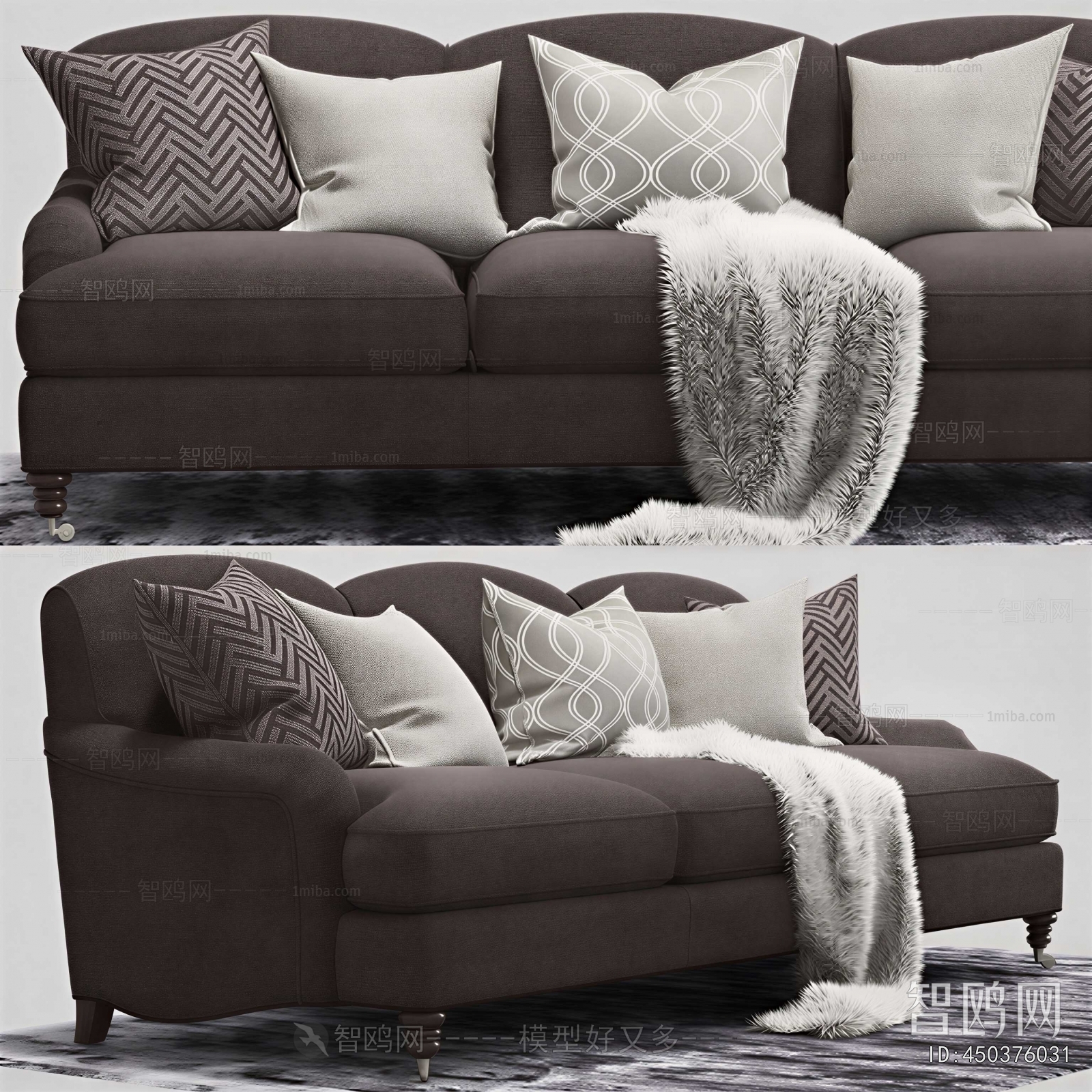 Modern Three-seat Sofa