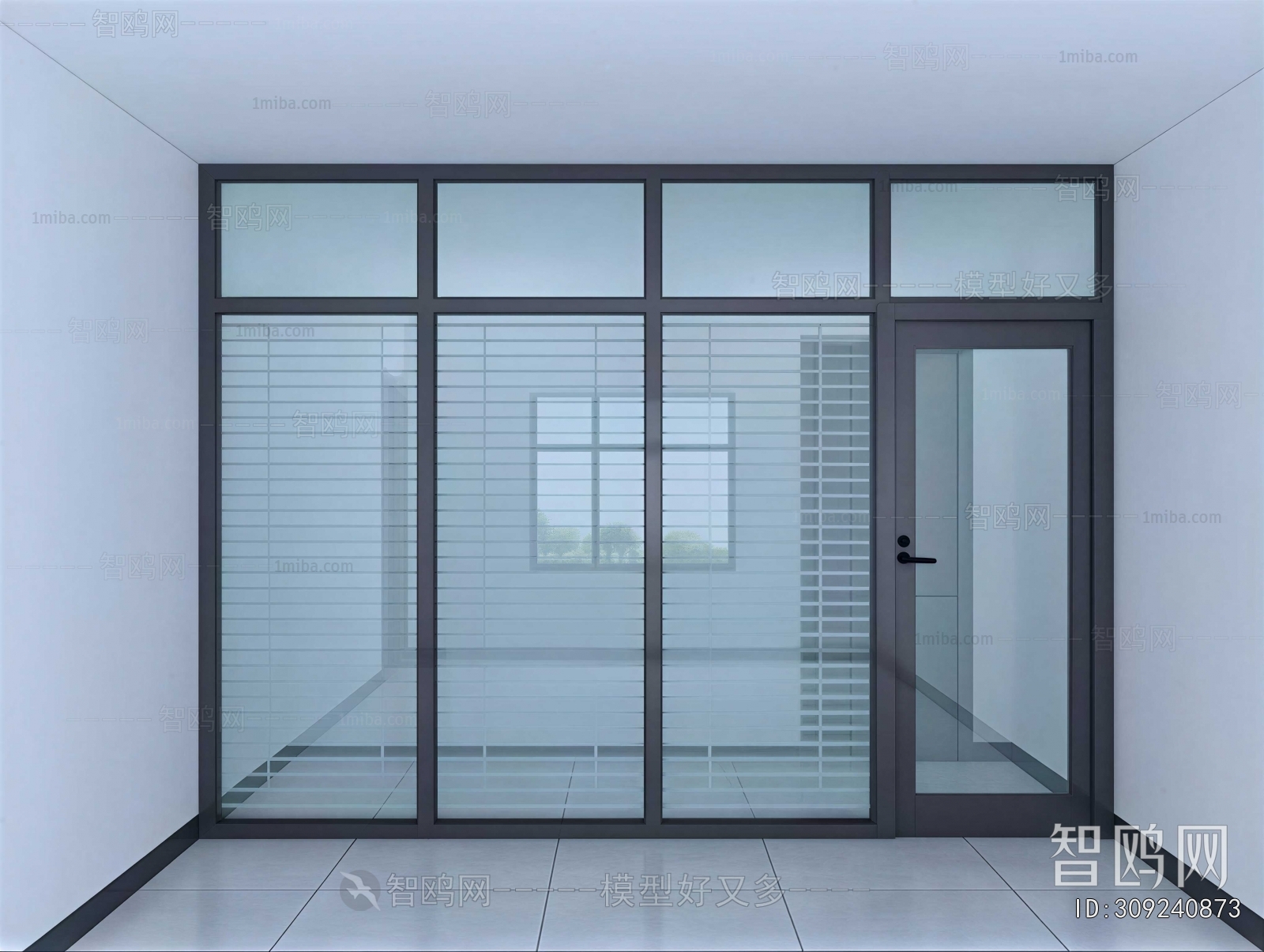 Modern Glass Screen Partition