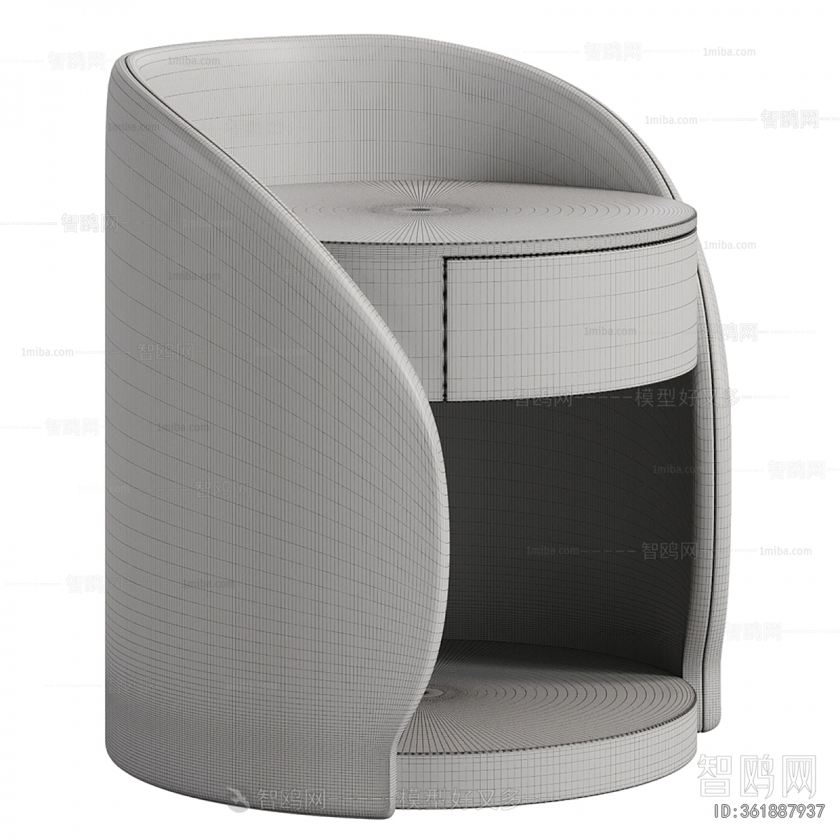 Modern Bedside Cupboard