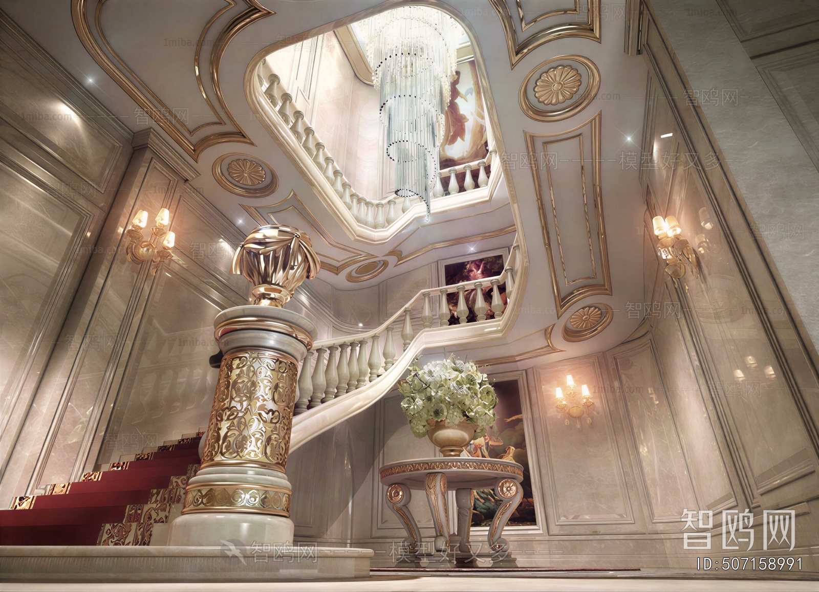 European Style Stairwell