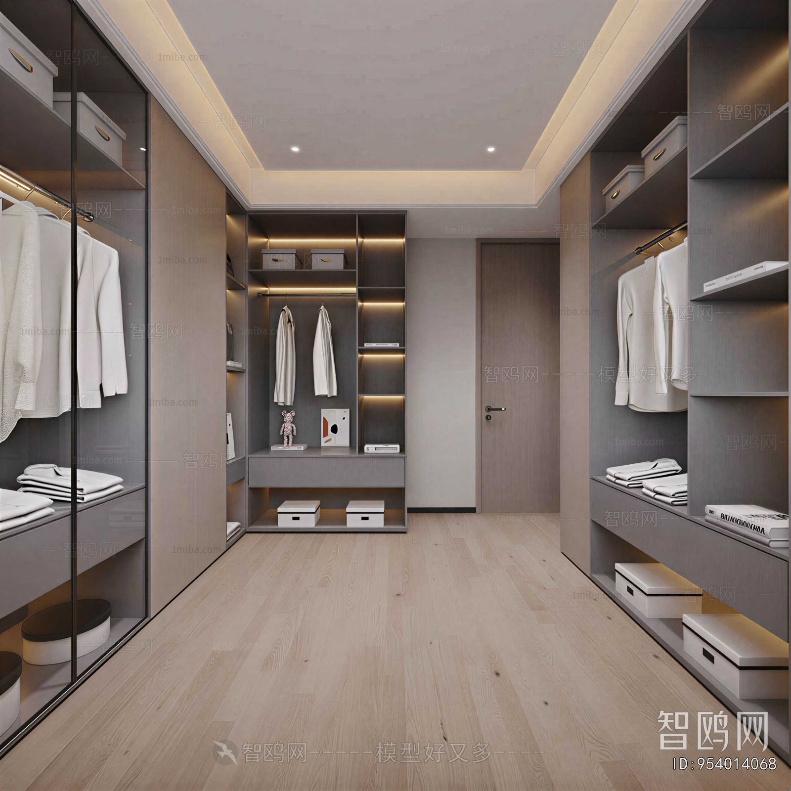 Modern Clothes Storage Area