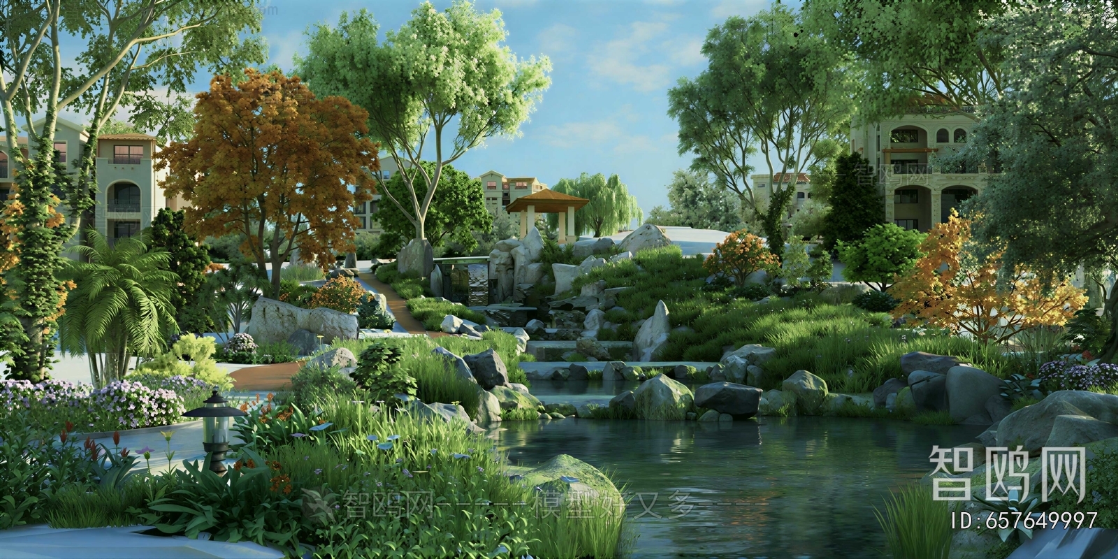 Chinese Style Garden Landscape