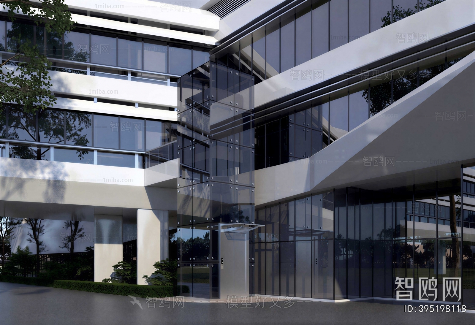 Modern Appearance Of Commercial Building