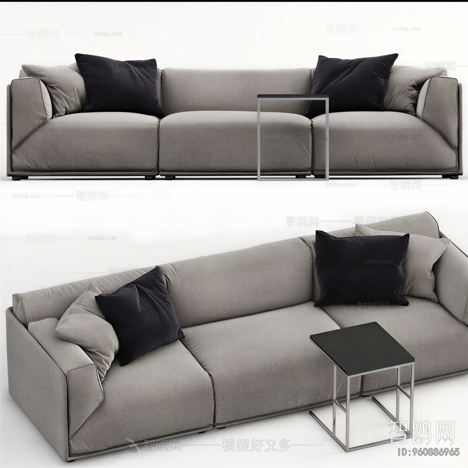 Modern Three-seat Sofa