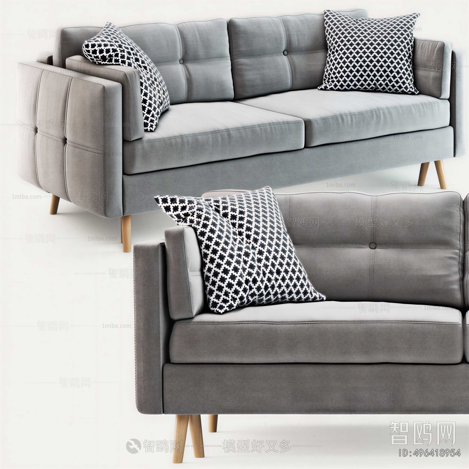 Nordic Style A Sofa For Two