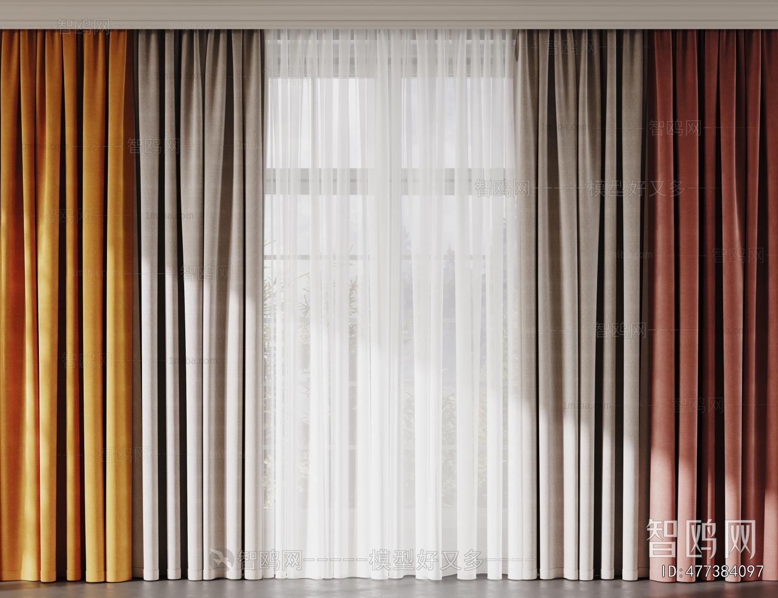 Modern The Curtain