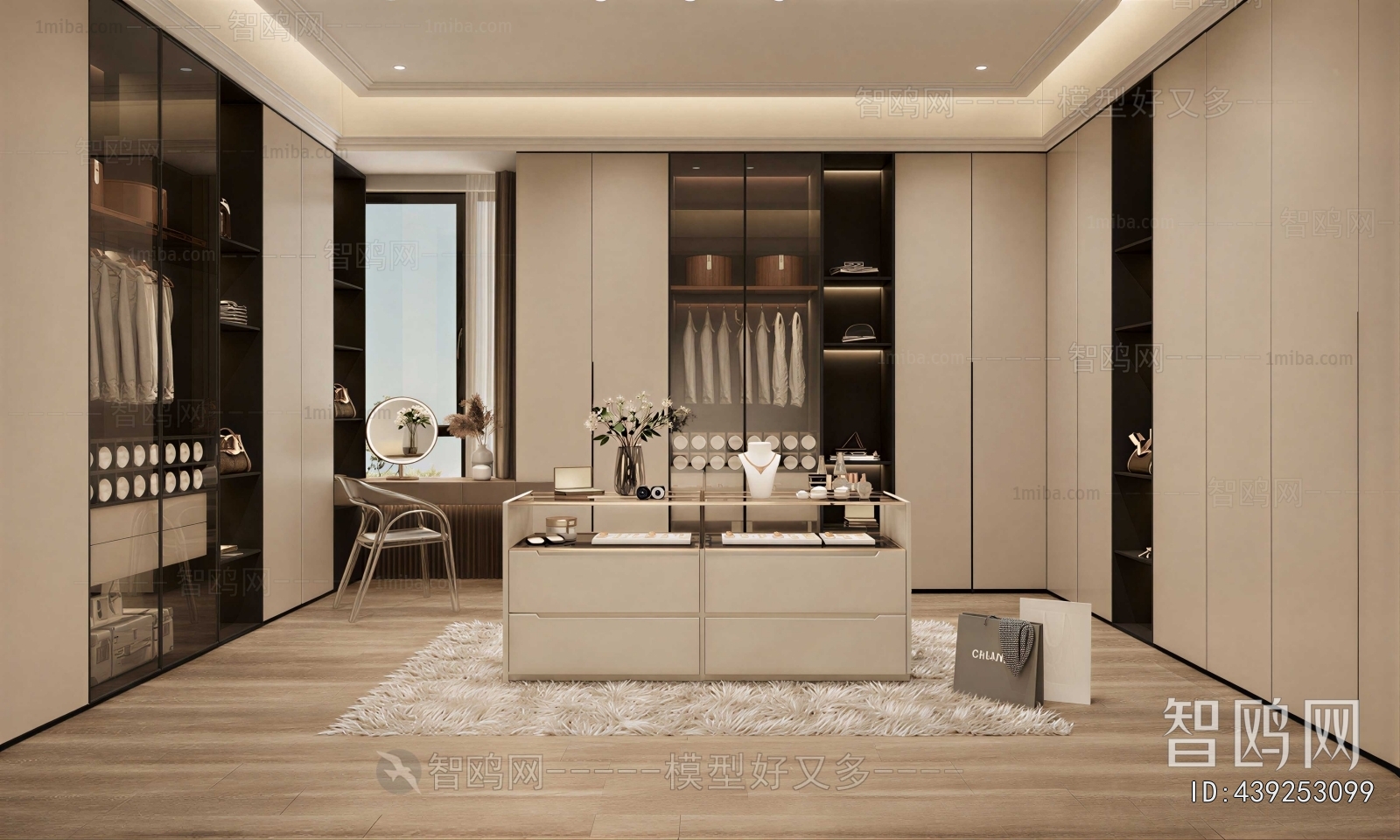 Modern Clothes Storage Area