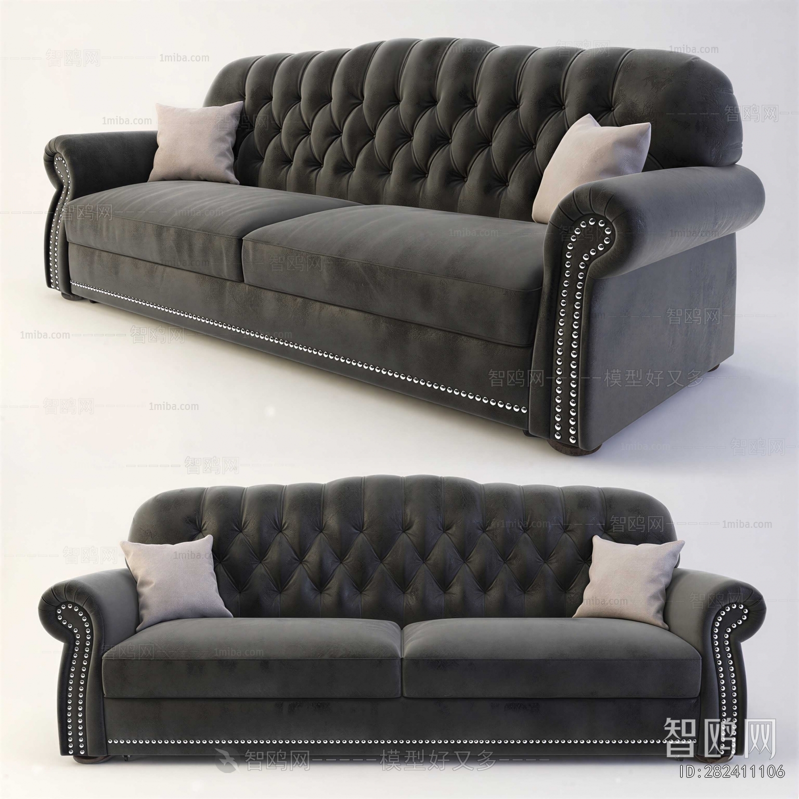 Simple European Style A Sofa For Two