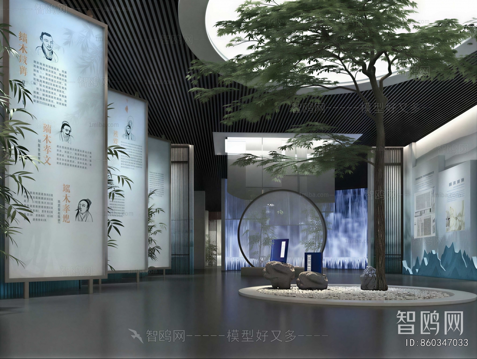 New Chinese Style Exhibition Hall