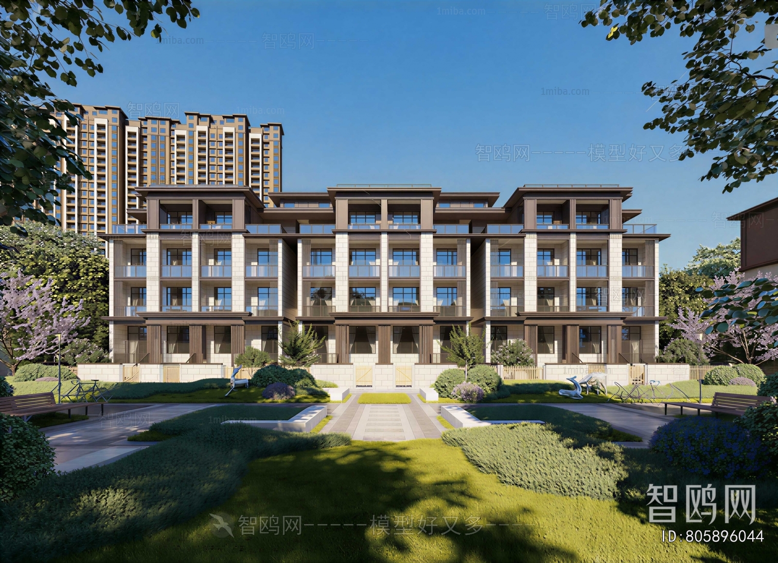 New Chinese Style Residential Building