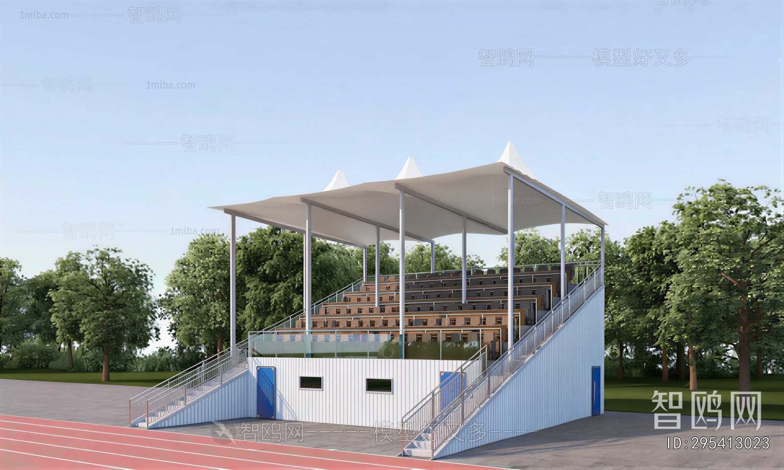 Modern Outdoor Sports Stadium
