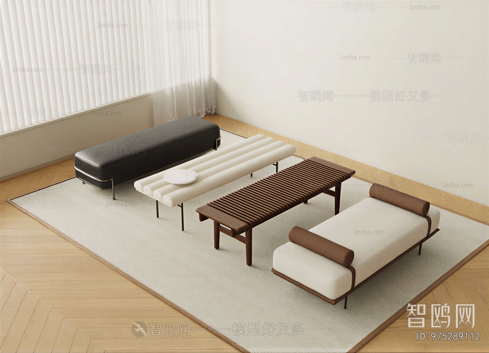 Modern Sofa Stool