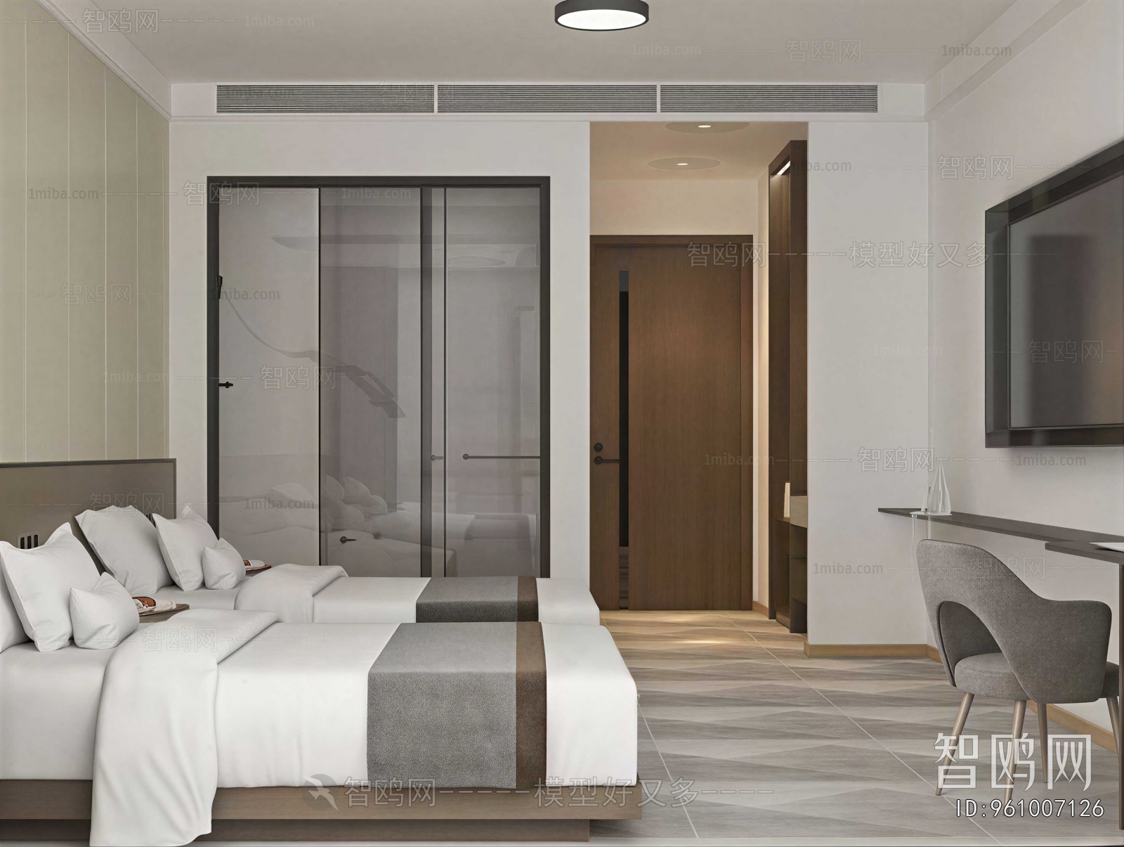 Modern Guest Room