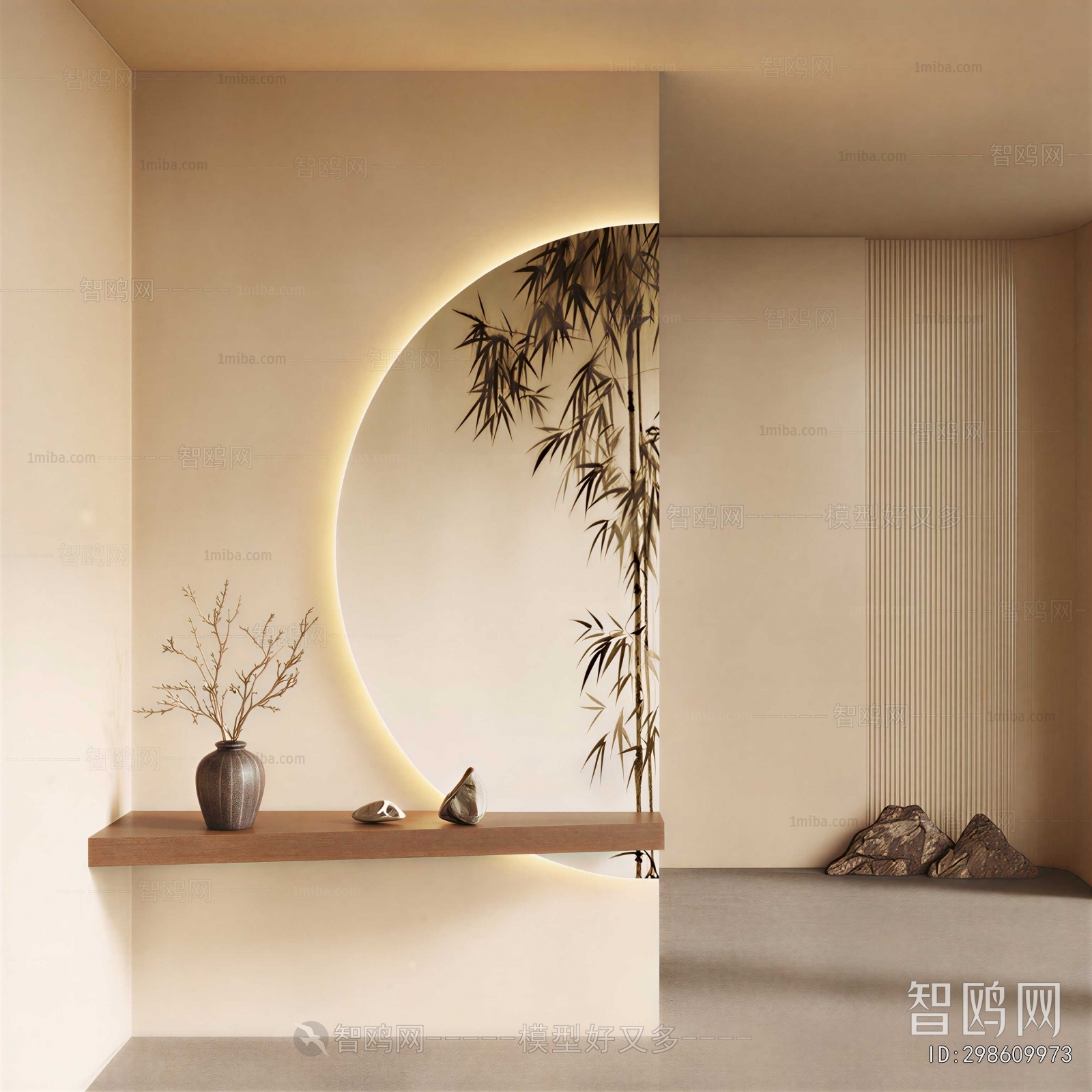 New Chinese Style Hallway